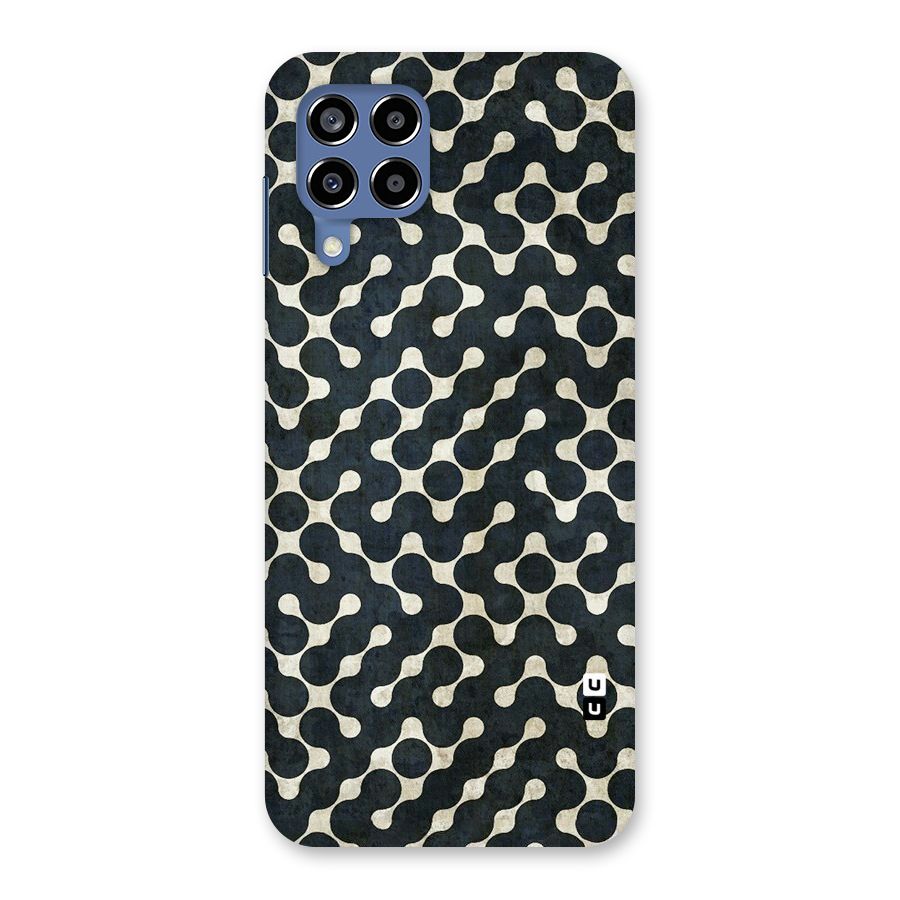 Black Maze Design Back Case for Galaxy M53 5G