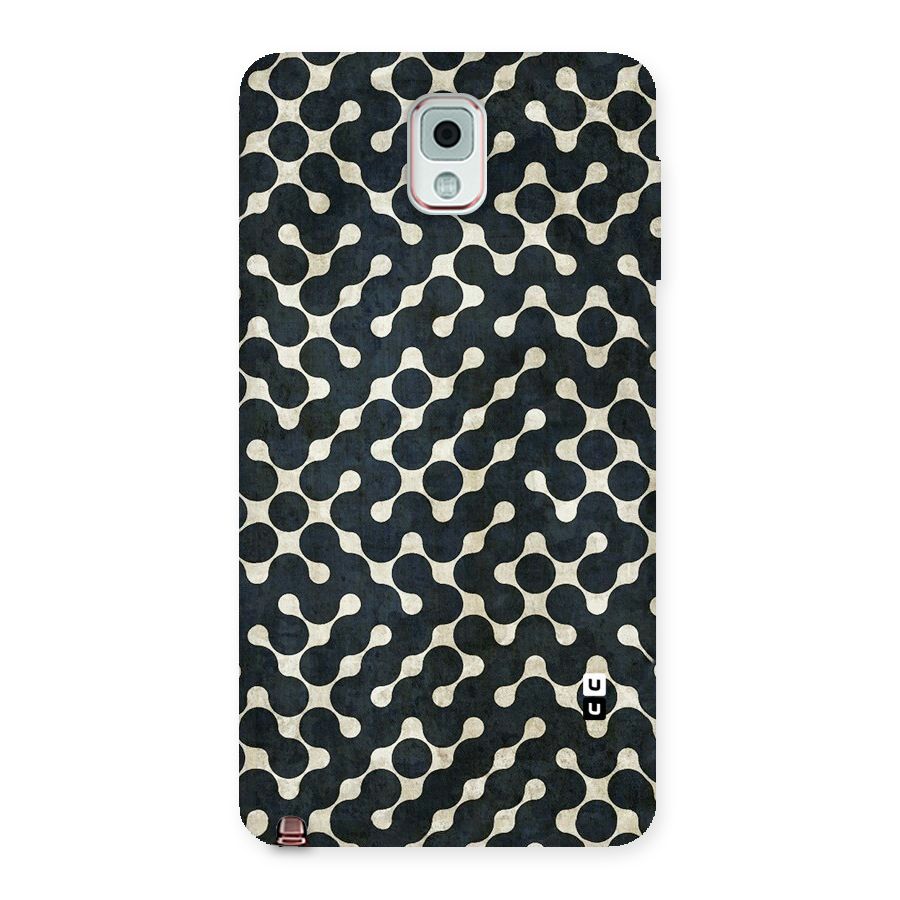 Black Maze Design Back Case for Galaxy Note 3