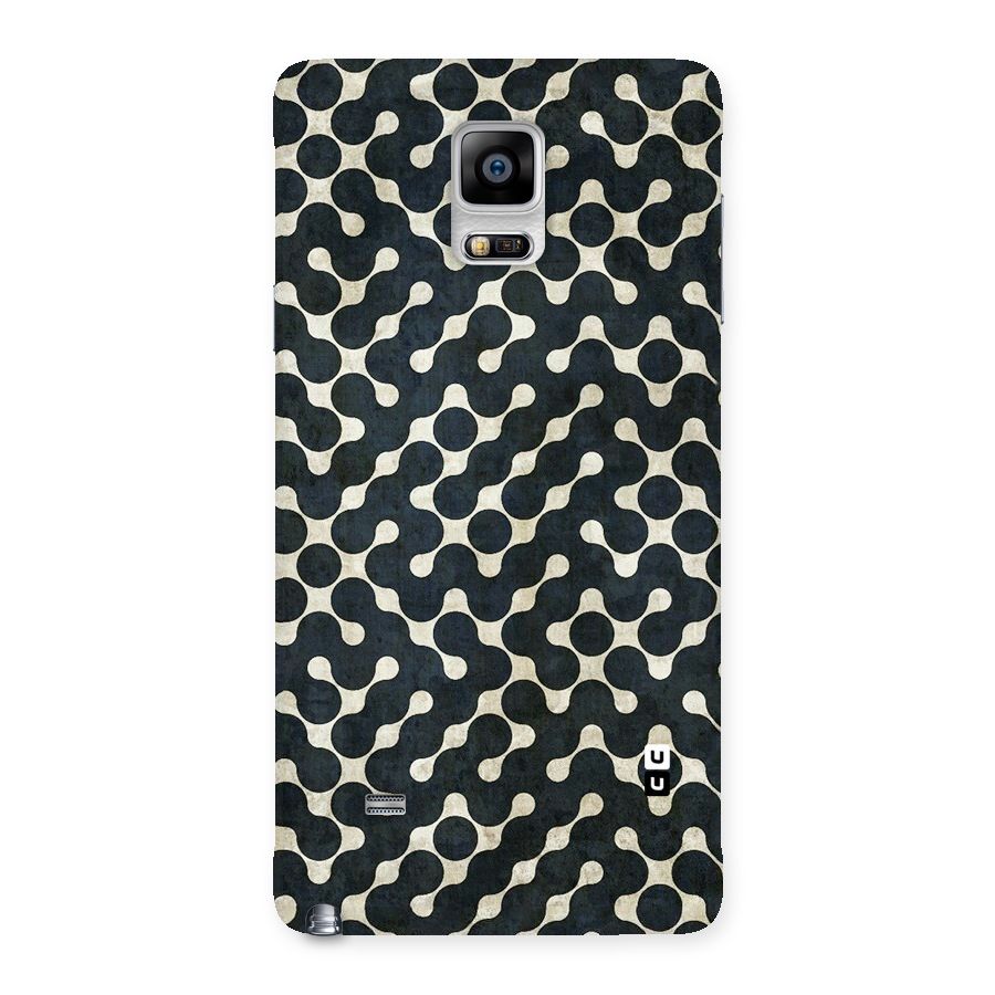 Black Maze Design Back Case for Galaxy Note 4
