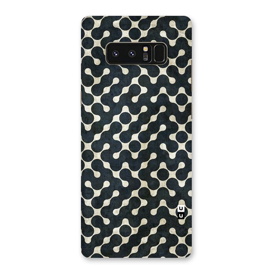 Black Maze Design Back Case for Galaxy Note 8