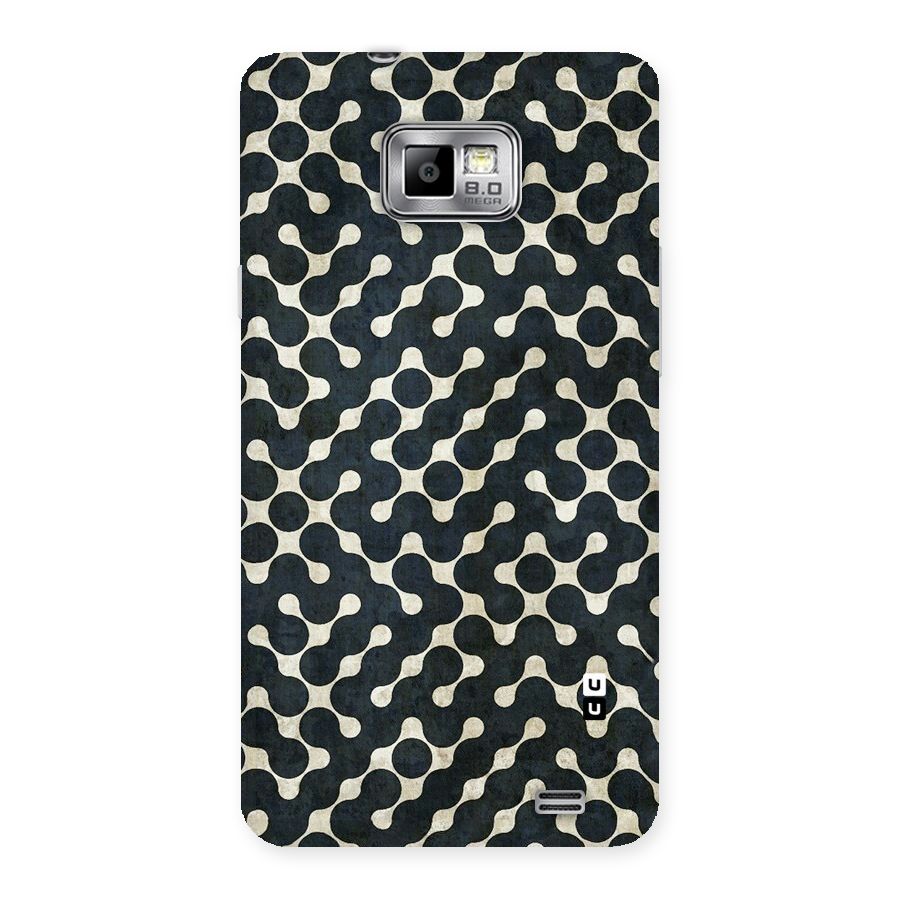 Black Maze Design Back Case for Galaxy S2