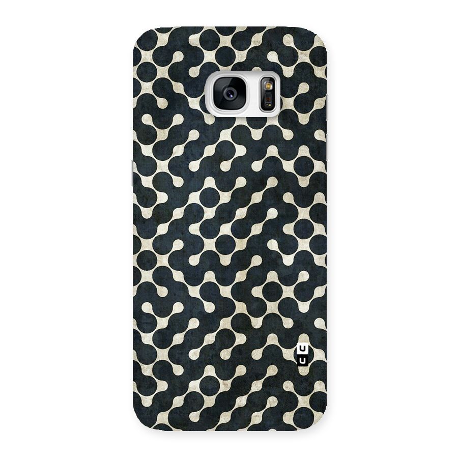 Black Maze Design Back Case for Galaxy S7 Edge