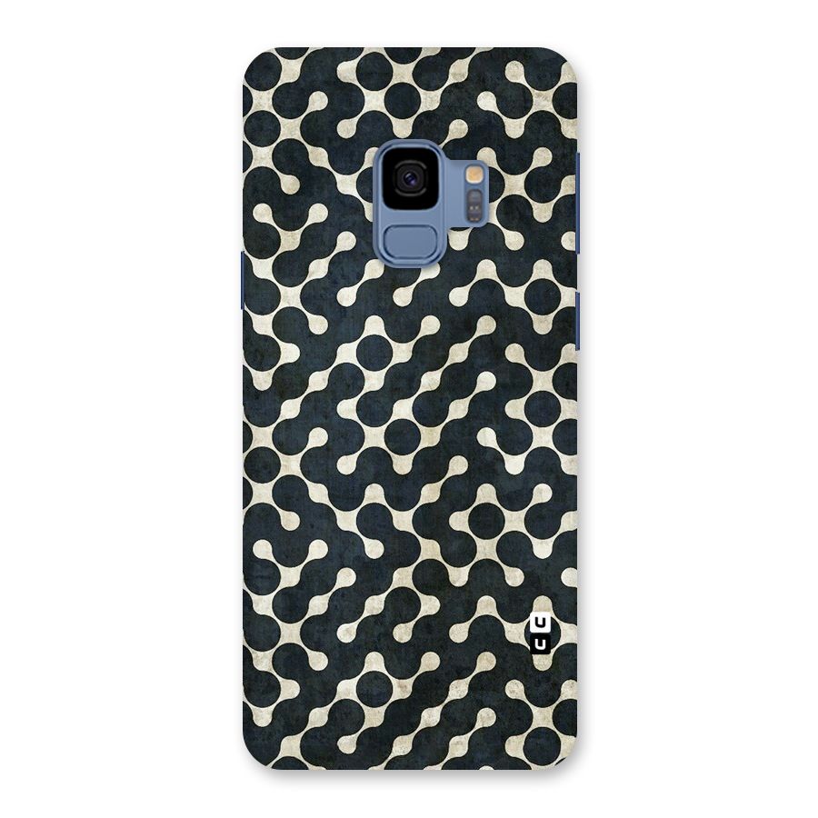 Black Maze Design Back Case for Galaxy S9