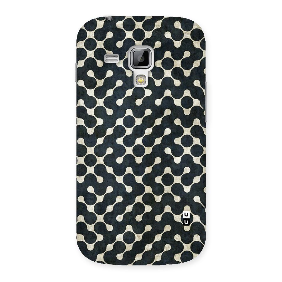 Black Maze Design Back Case for Galaxy S Duos