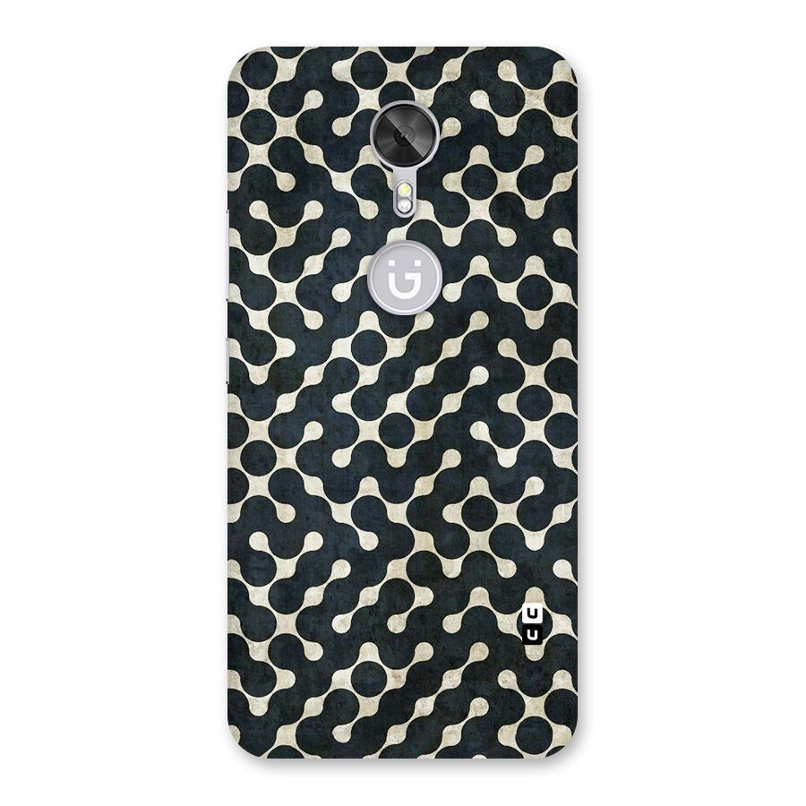 Black Maze Design Back Case for Gionee A1