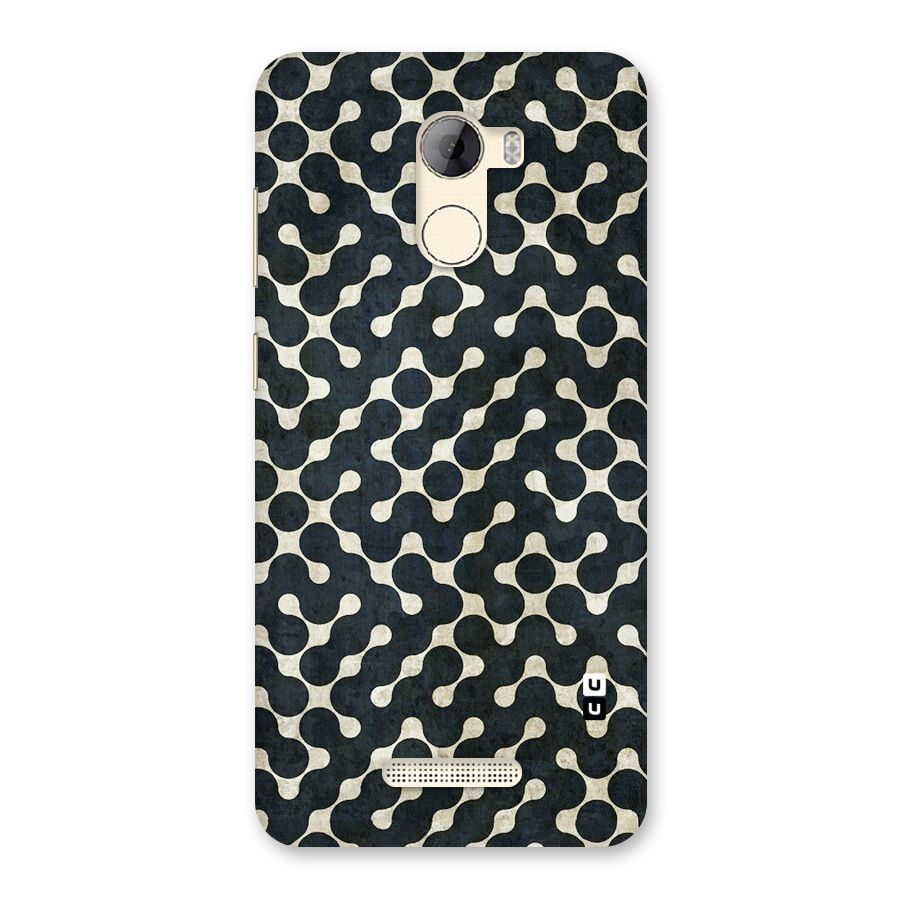 Black Maze Design Back Case for Gionee A1 LIte