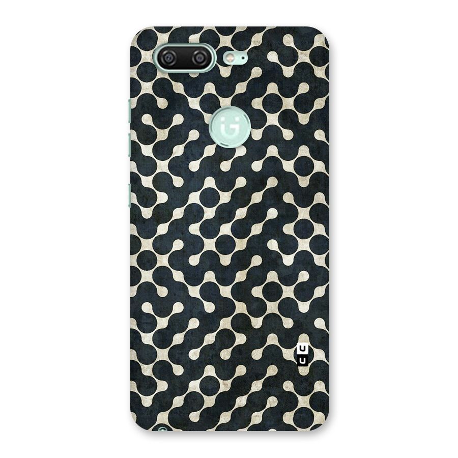 Black Maze Design Back Case for Gionee S10