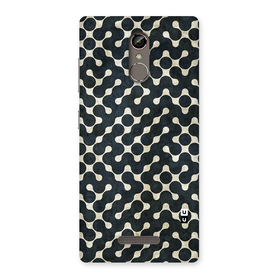 Black Maze Design Back Case for Gionee S6s