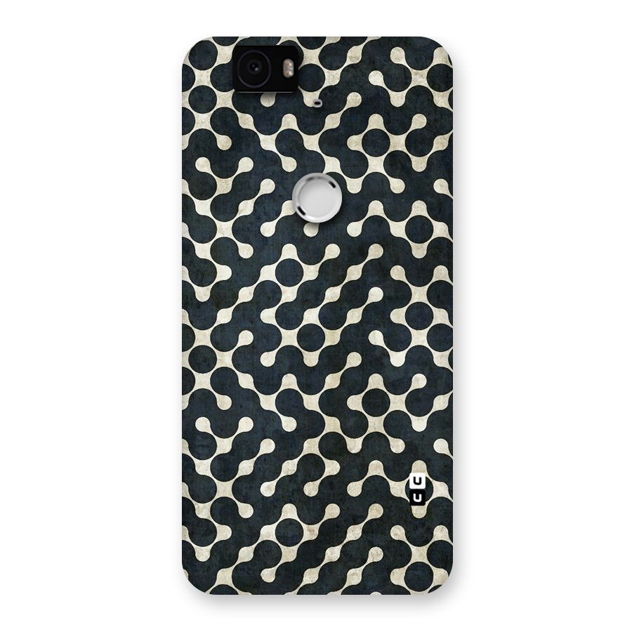 Black Maze Design Back Case for Google Nexus-6P