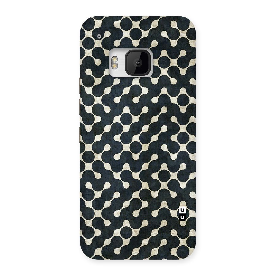 Black Maze Design Back Case for HTC One M9
