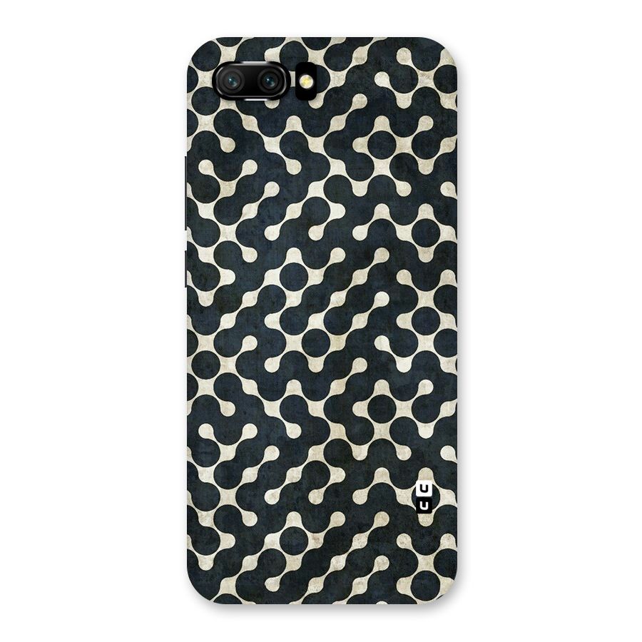 Black Maze Design Back Case for Honor 10