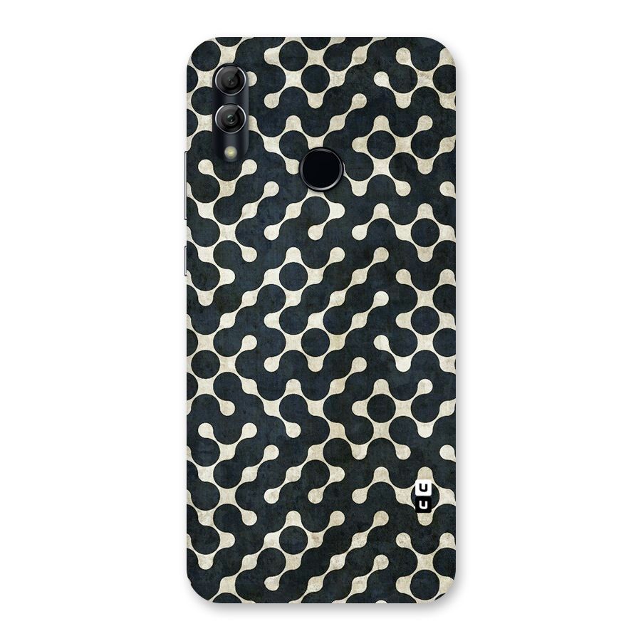 Black Maze Design Back Case for Honor 10 Lite