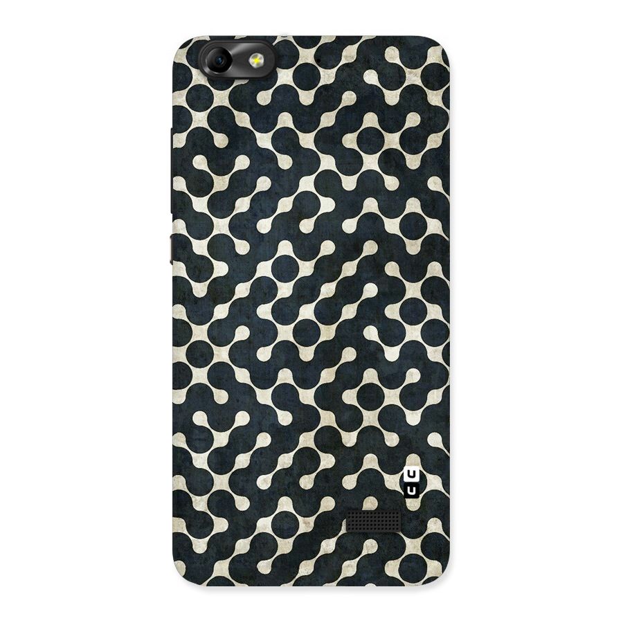 Black Maze Design Back Case for Honor 4C