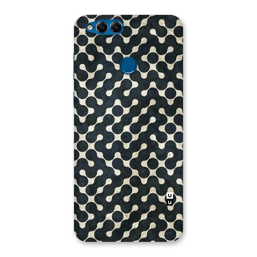 Black Maze Design Back Case for Honor 7X