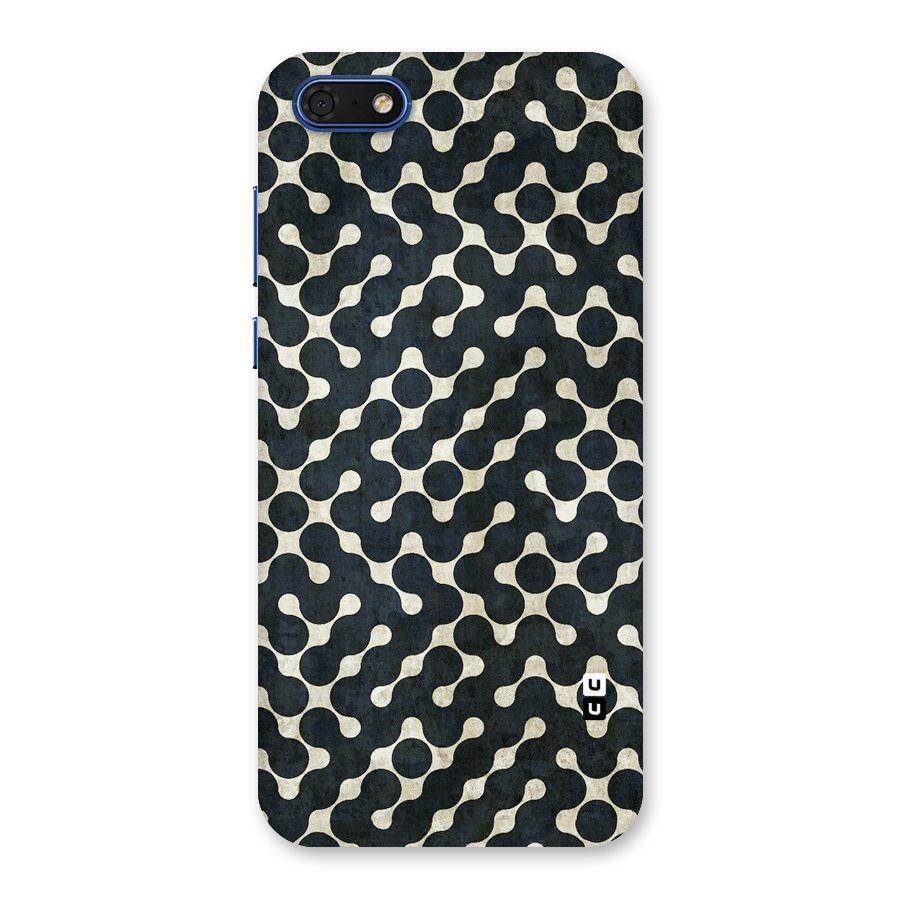 Black Maze Design Back Case for Honor 7s
