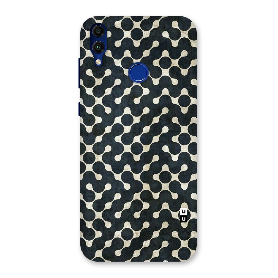 Black Maze Design Back Case for Honor 8C