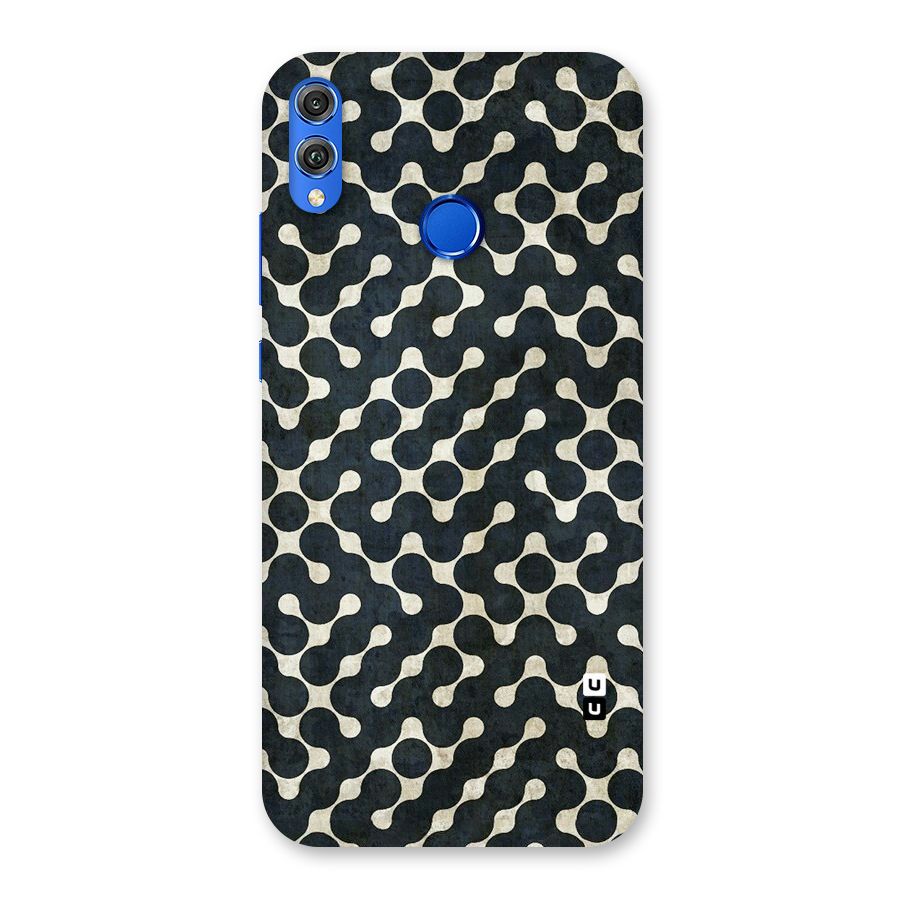 Black Maze Design Back Case for Honor 8X