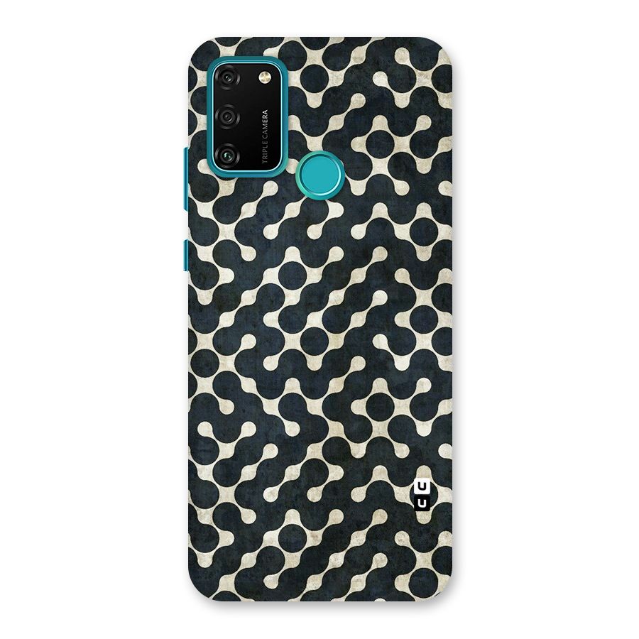 Black Maze Design Back Case for Honor 9A