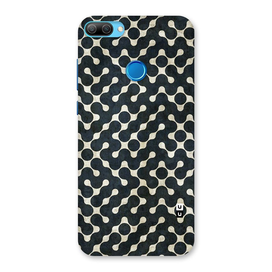 Black Maze Design Back Case for Honor 9N