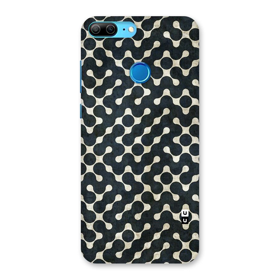 Black Maze Design Back Case for Honor 9 Lite
