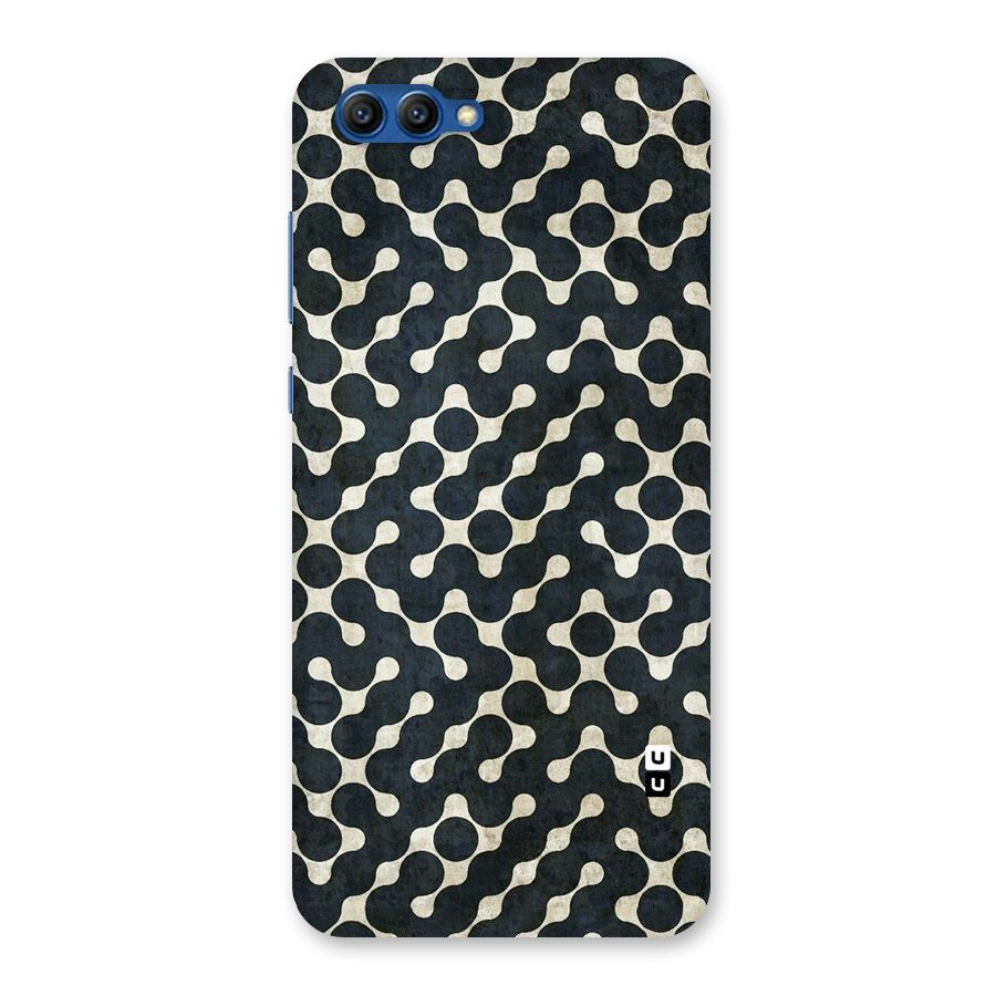Black Maze Design Back Case for Honor View 10