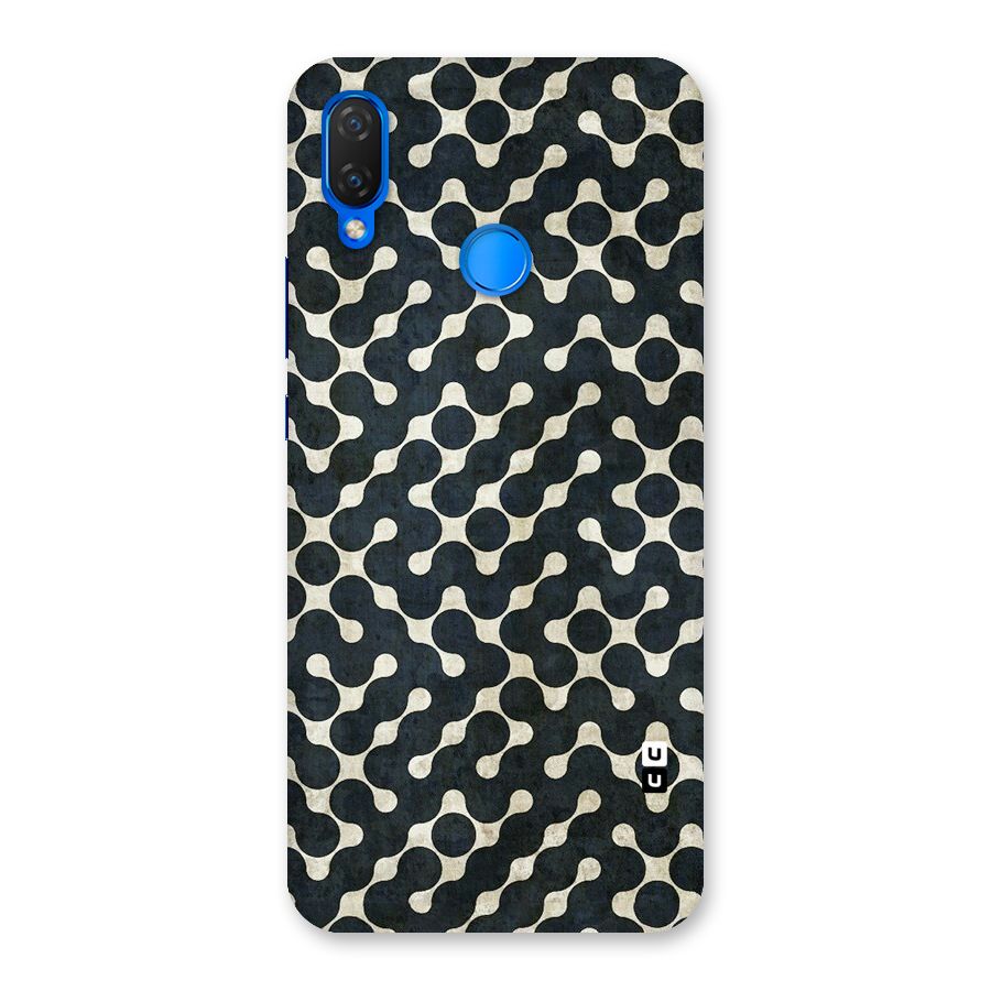 Black Maze Design Back Case for Huawei P Smart+