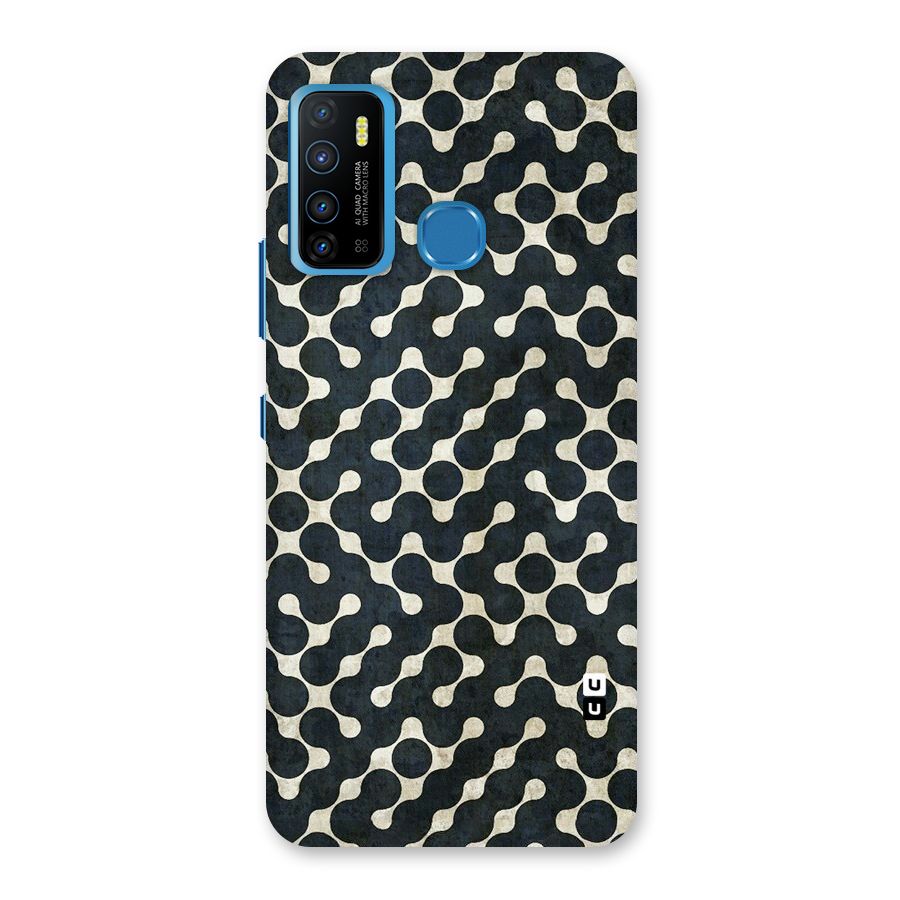 Black Maze Design Back Case for Infinix Hot 9