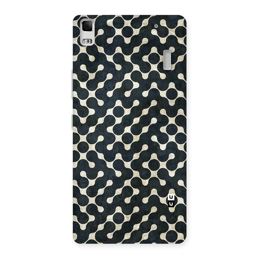 Black Maze Design Back Case for Lenovo A7000