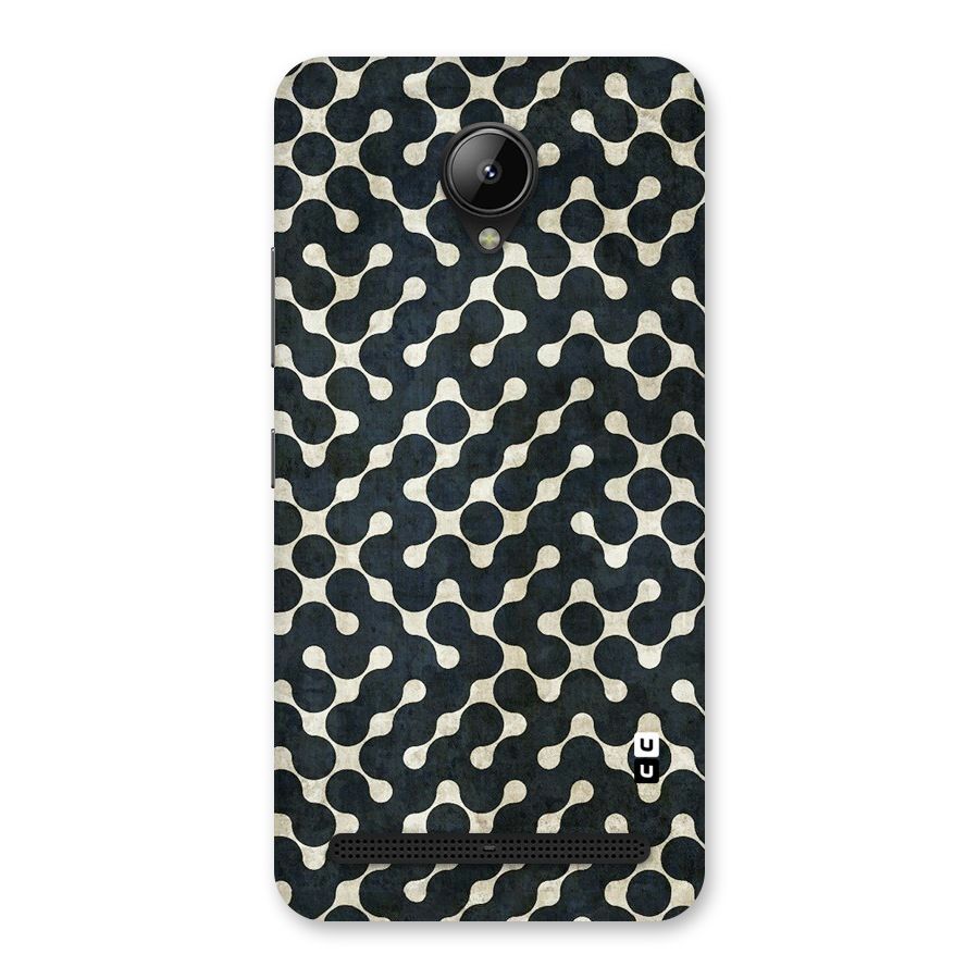 Black Maze Design Back Case for Lenovo C2