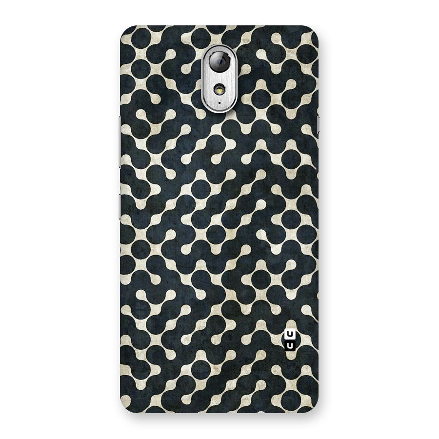Black Maze Design Back Case for Lenovo Vibe P1M