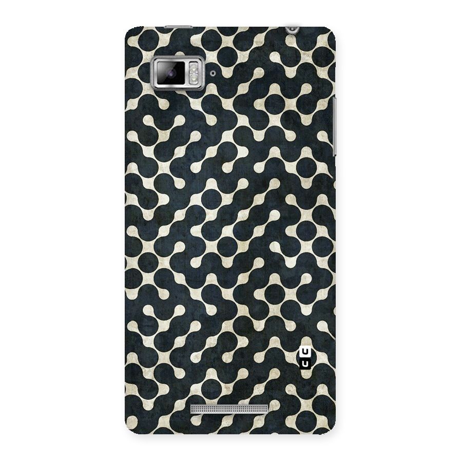 Black Maze Design Back Case for Lenovo Vibe Z K910