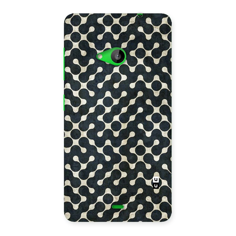 Black Maze Design Back Case for Lumia 535
