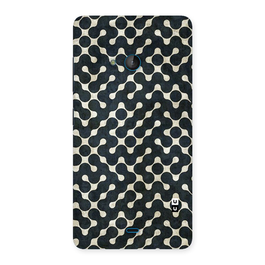 Black Maze Design Back Case for Lumia 540