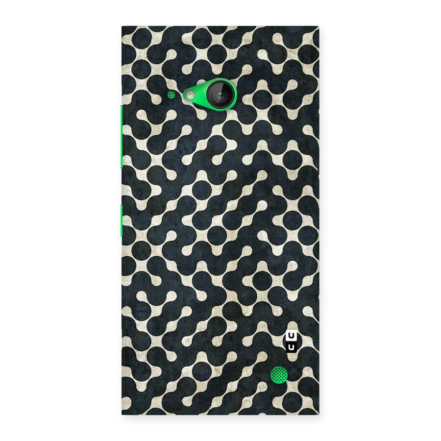 Black Maze Design Back Case for Lumia 730