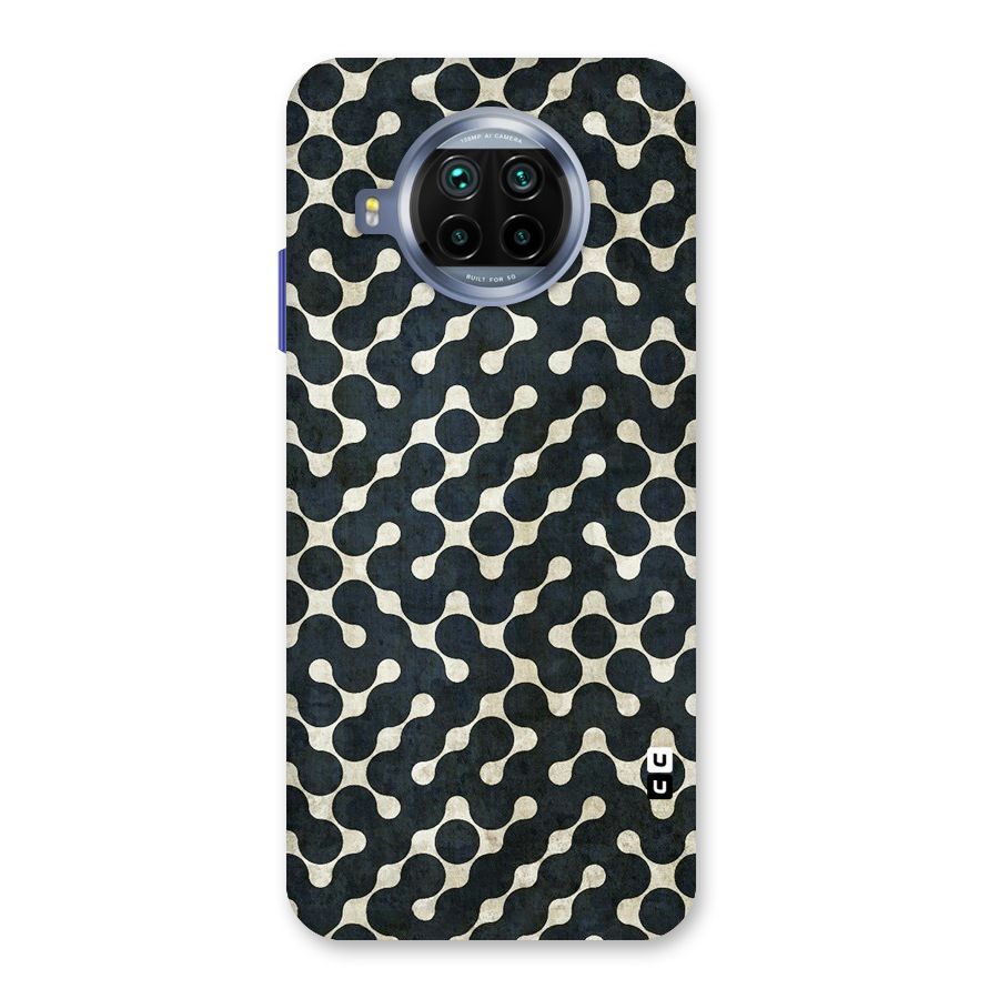 Black Maze Design Back Case for Mi 10i