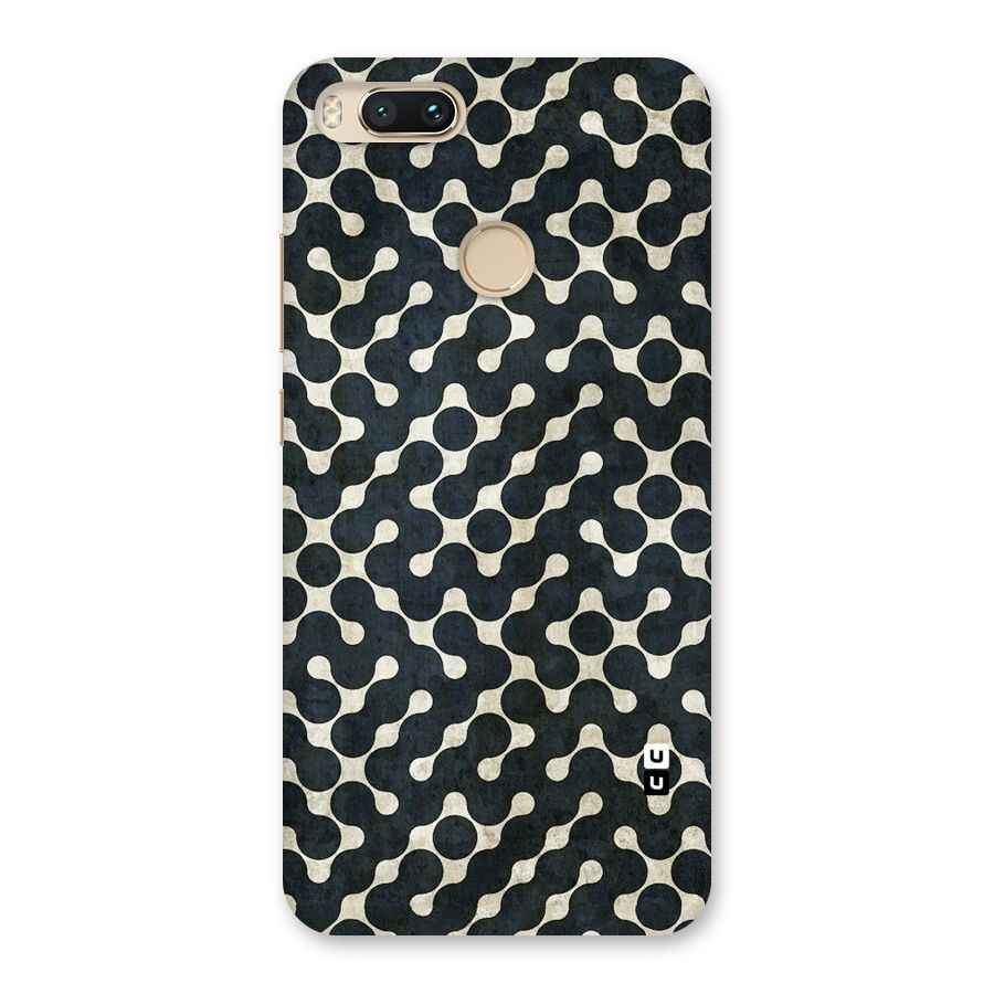 Black Maze Design Back Case for Mi A1