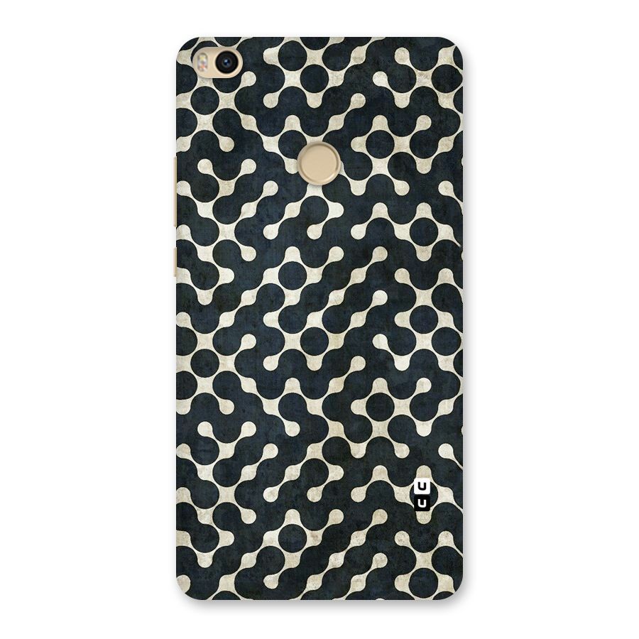 Black Maze Design Back Case for Mi Max 2