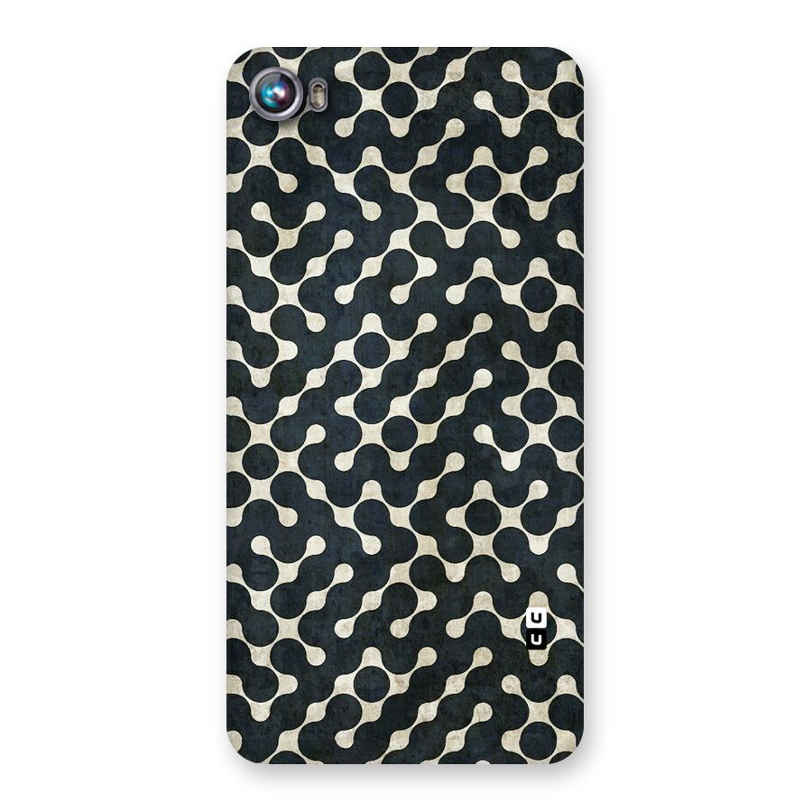 Black Maze Design Back Case for Micromax Canvas Fire 4 A107