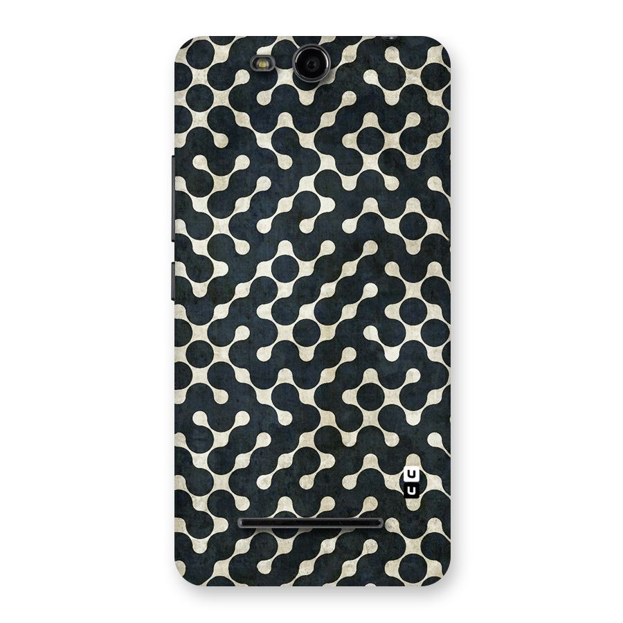 Black Maze Design Back Case for Micromax Canvas Juice 3 Q392