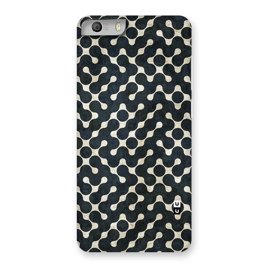 Black Maze Design Back Case for Micromax Canvas Knight 2