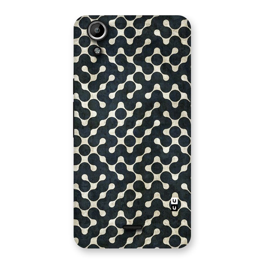 Black Maze Design Back Case for Micromax Canvas Selfie Lens Q345