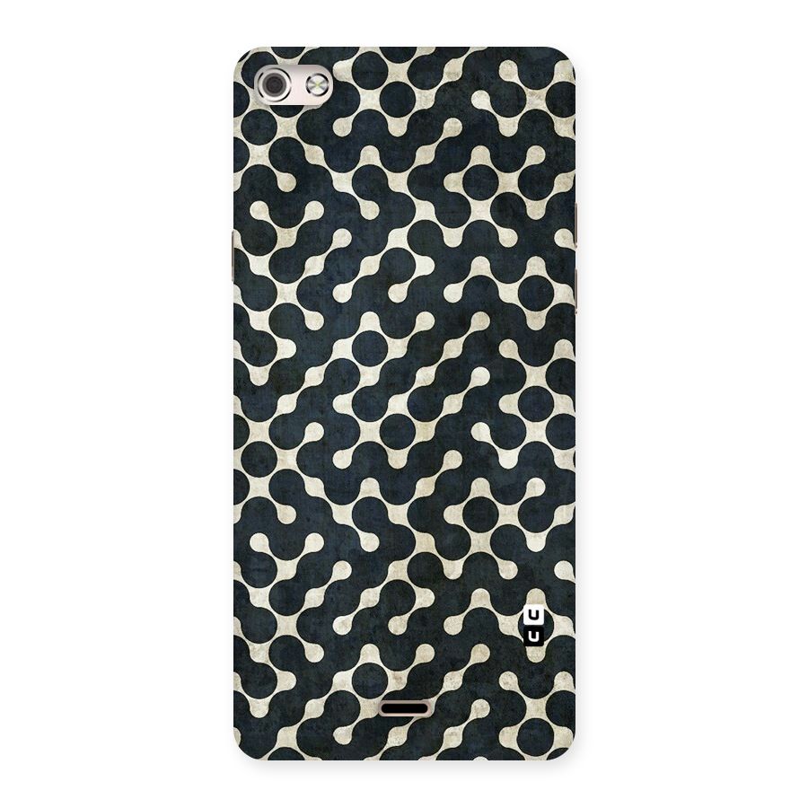 Black Maze Design Back Case for Micromax Canvas Silver 5