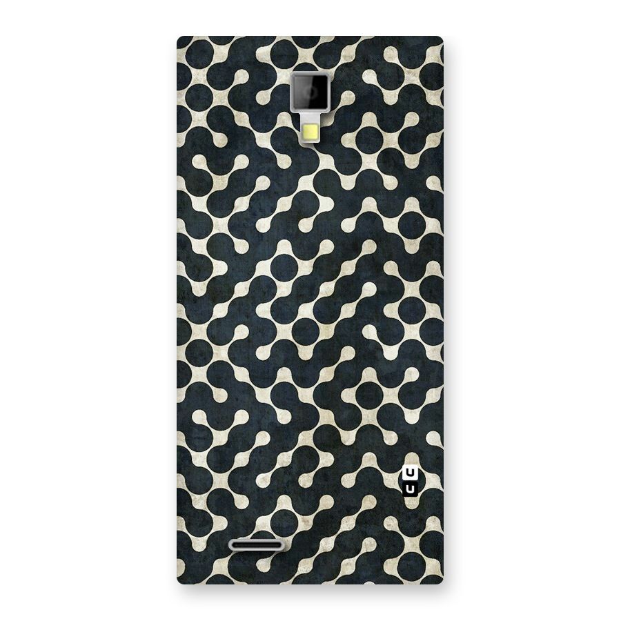 Black Maze Design Back Case for Micromax Canvas Xpress A99
