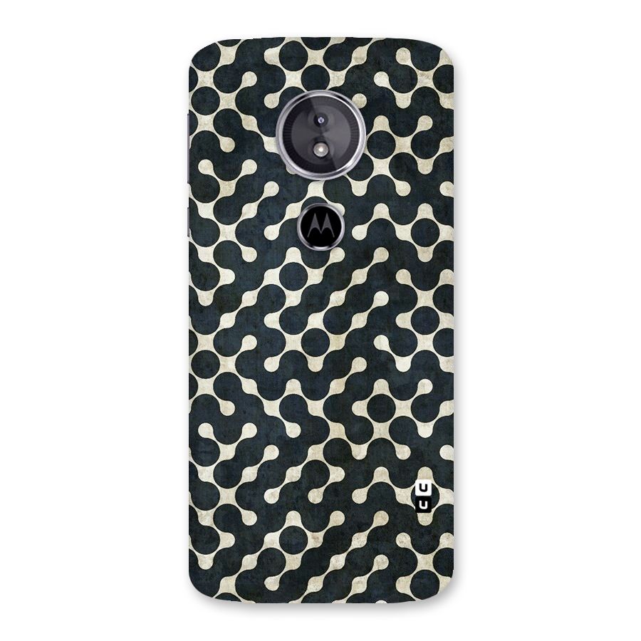 Black Maze Design Back Case for Moto E5