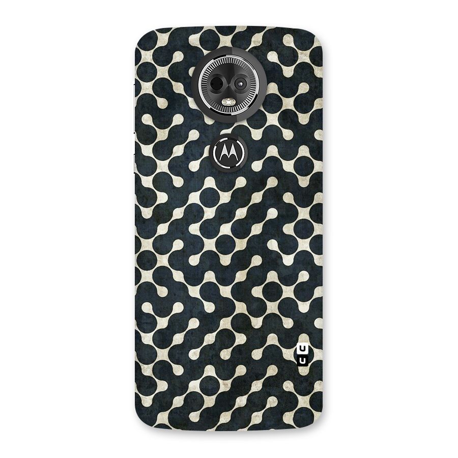 Black Maze Design Back Case for Moto E5 Plus