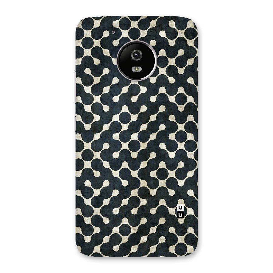 Black Maze Design Back Case for Moto G5