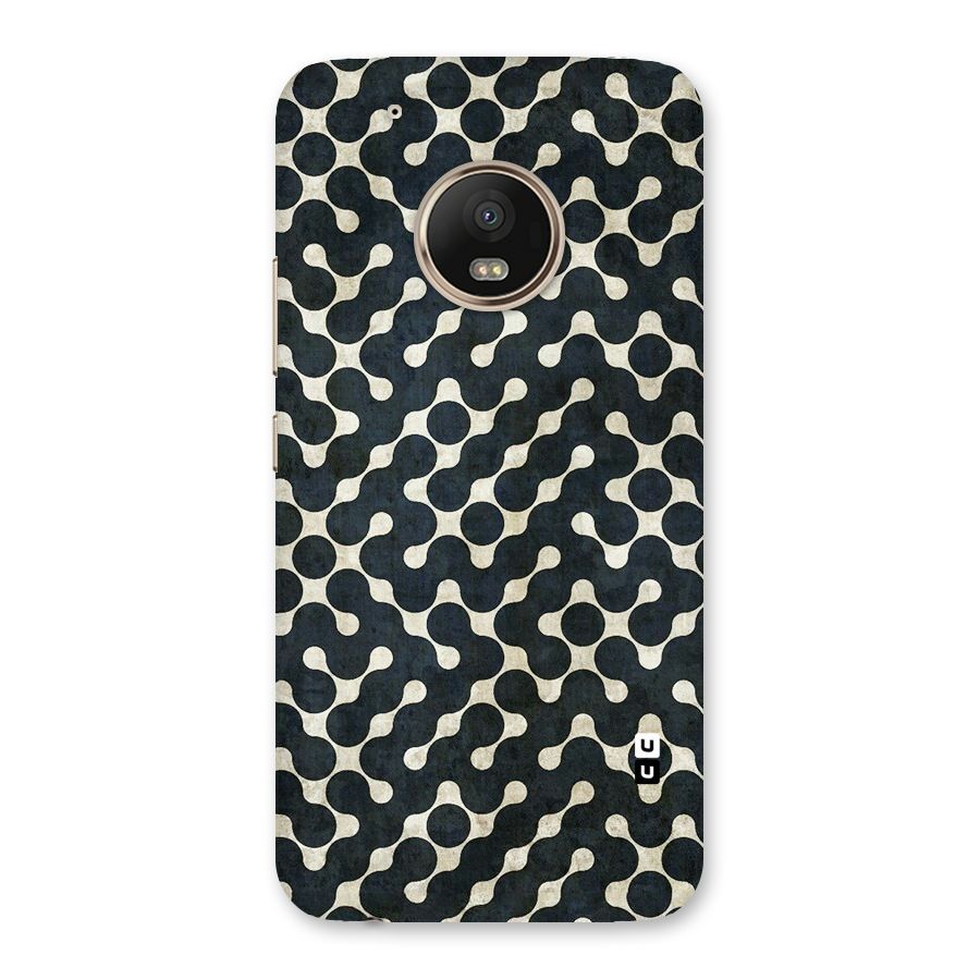 Black Maze Design Back Case for Moto G5 Plus
