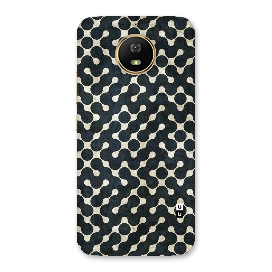 Black Maze Design Back Case for Moto G5s