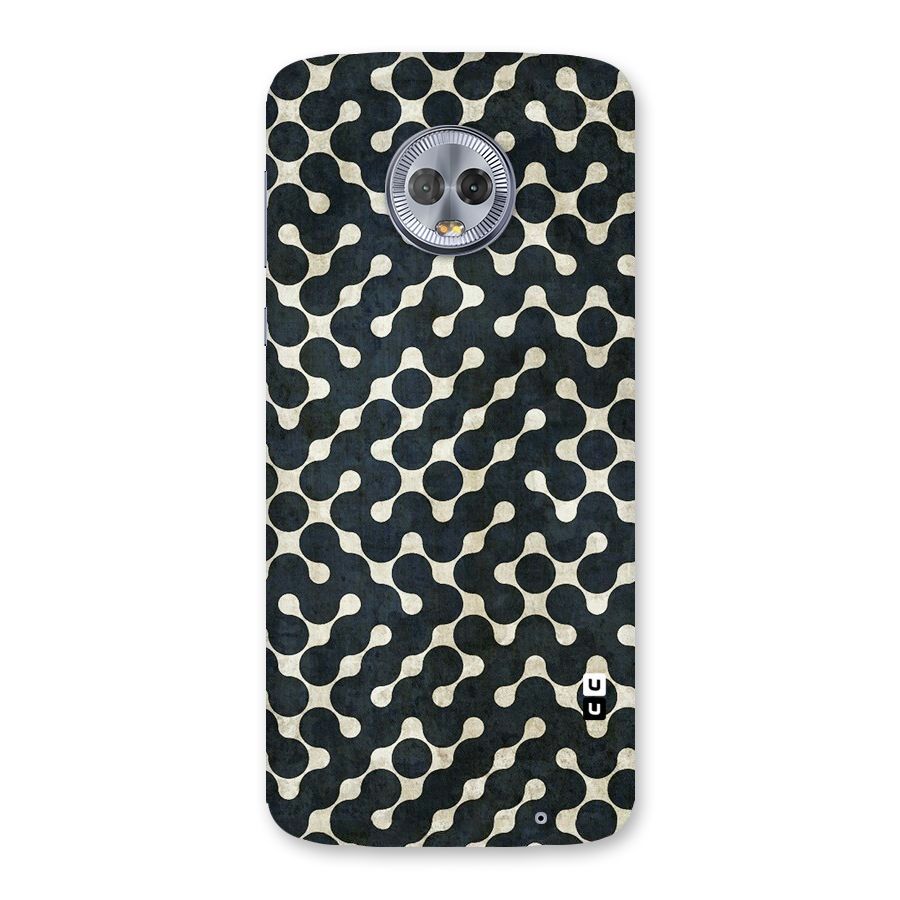 Black Maze Design Back Case for Moto G6 Plus