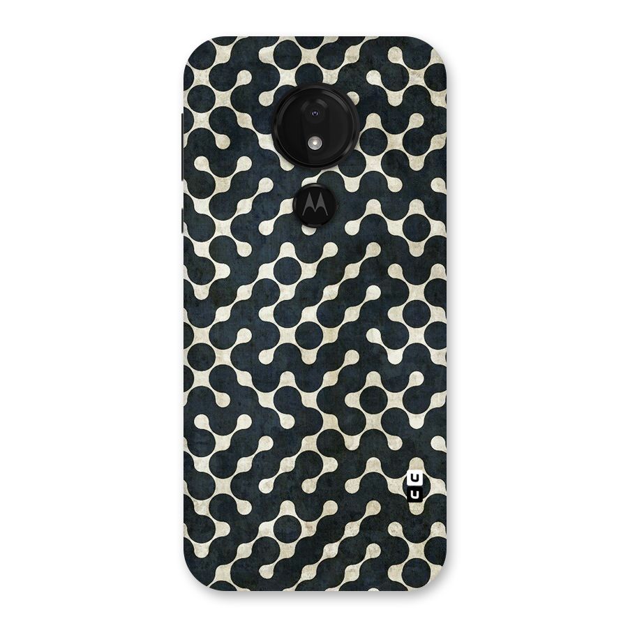 Black Maze Design Back Case for Moto G7 Power